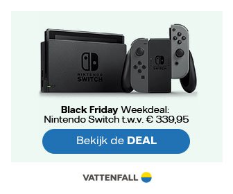 Black Friday Deal Vattenfall Nintendo Switch