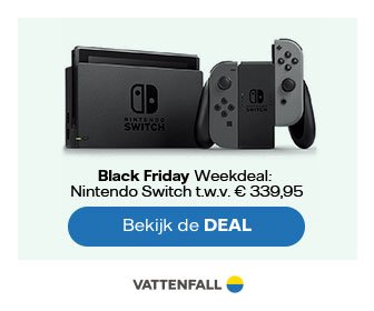 Gratis Nintendo Switch tot 6 december